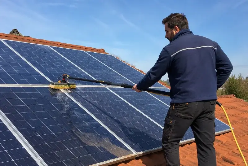 Nettoyage et entretien de panneaux solaires à Saint-Agnin-sur-Bion